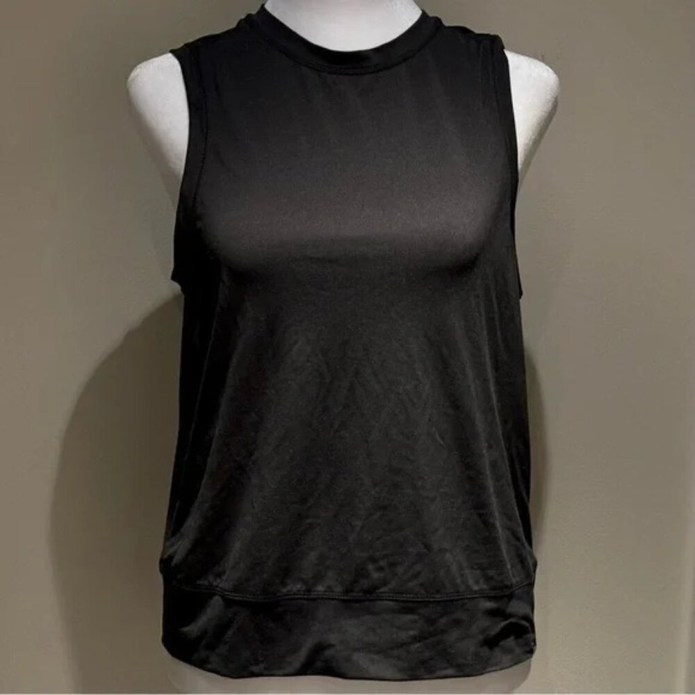 Prana Sol Searcher Black Sleeveless Tank Top Size Small